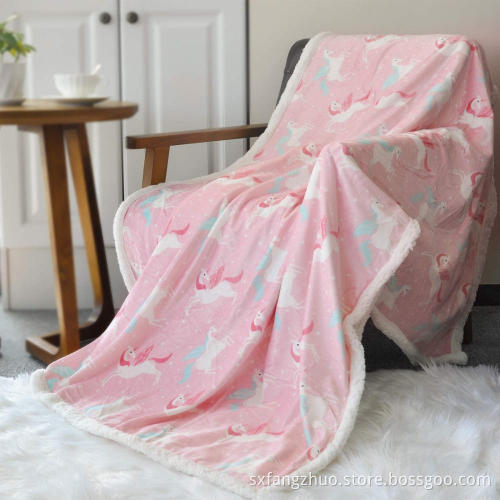 soft and comfortable baby soft thick fleece blanket
